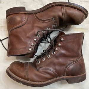 Red Wing Iron Ranger Boots Brown Mens Size 9.5